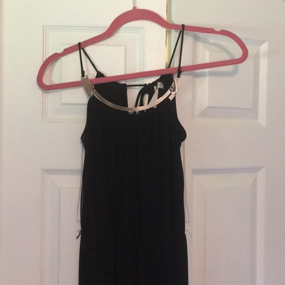 Long black maxi dress